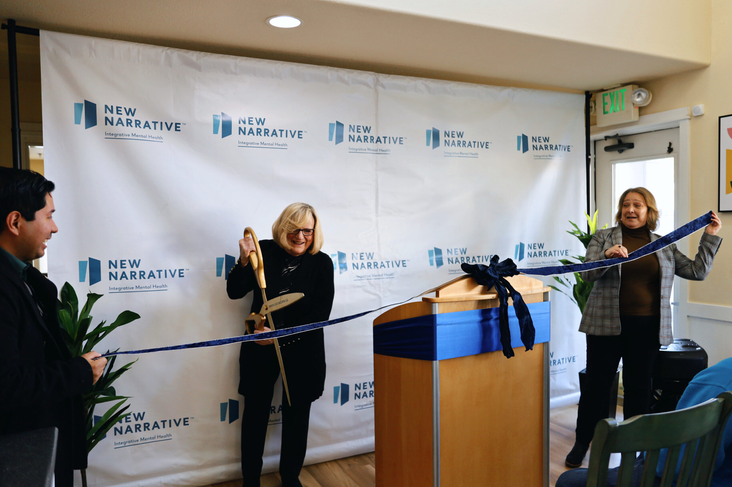 Ribbon cutting