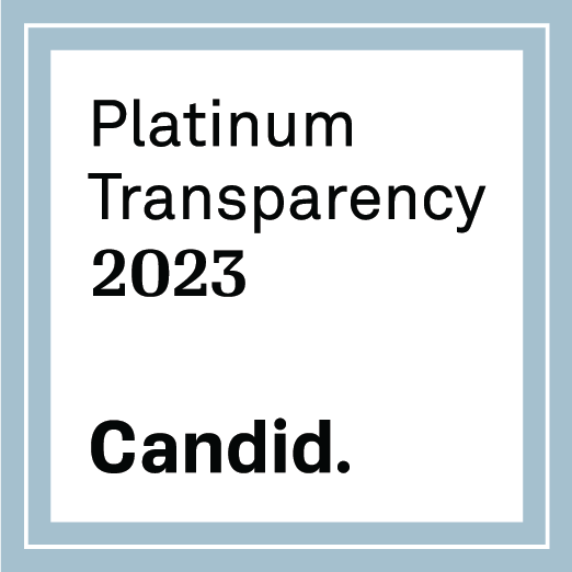 Candid/Guidestar Platinum Seal of Transparency 2023